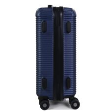 Чемодан дорожный малый (S) под ручную кладь поликарбонат Airteх 968 29л 55х35х22см Темно-синий (Dark blue)