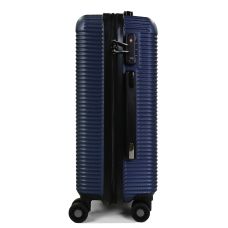 Чемодан дорожный малый (S) под ручную кладь поликарбонат Airteх 968 29л 55х35х22см Темно-синий (Dark blue)