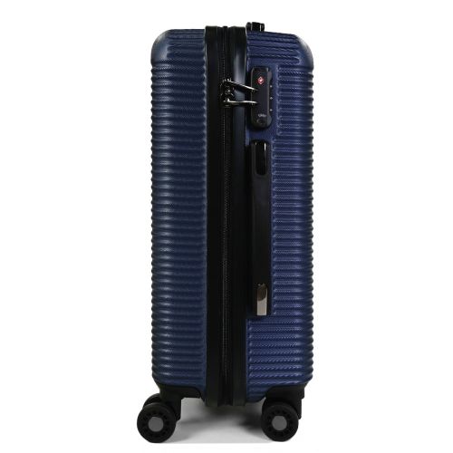 Чемодан дорожный Малый (S) под Ручную кладь Поликарбонат Airtex 968 29л 55x35x22см Темно-синий (Dark blue)