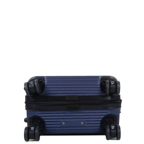 Чемодан дорожный Малый (S) под Ручную кладь Поликарбонат Airtex 968 29л 55x35x22см Темно-синий (Dark blue)