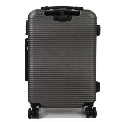 Чемодан дорожный Малый (S) под Ручную кладь Поликарбонат Airtex 968 29л 55x35x22см Темно-серый (Dark grey)