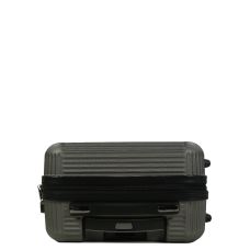 Чемодан дорожный малый (S) под ручную кладь поликарбонат Airteх 968 29л 55х35х22см Темно-серый (Dark grey)