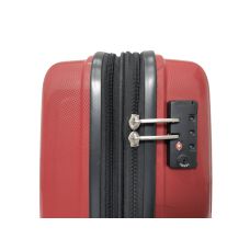 Чемодан дорожный Малый (S) под Ручную кладь Полипропилен Airteх 241 40л 55х39,5х22см Красный (Red)