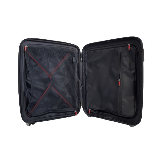 Чемодан дорожный Малый (S) под Ручную кладь Полипропилен Airtex 241 40л 55x39,5x22см Коричневый (Brown)