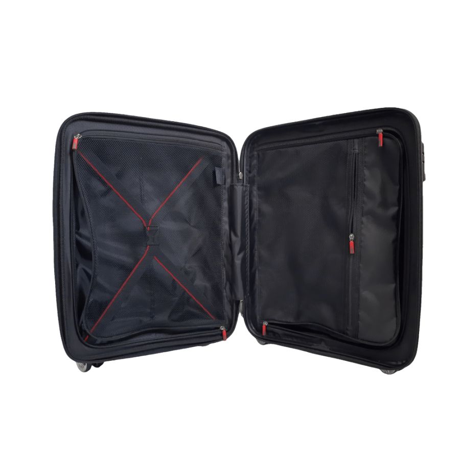 Чемодан дорожный Малый (S) под Ручную кладь Полипропилен Airtex 241 40л 55x39,5x22см Коричневый (Brown)