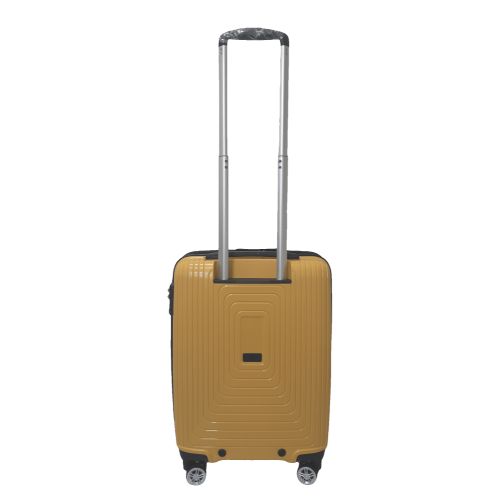 Чемодан дорожный Малый (S) под Ручную кладь Полипропилен Airtex 241 40л 55x39,5x22см Желтый (Yellow)