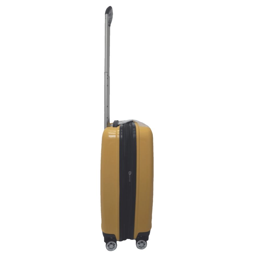 Чемодан дорожный Малый (S) под Ручную кладь Полипропилен Airtex 241 40л 55x39,5x22см Желтый (Yellow)