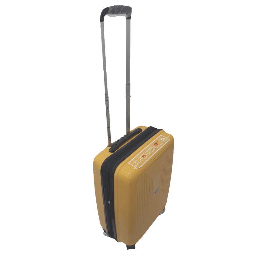 Чемодан дорожный Малый (S) под Ручную кладь Полипропилен Airtex 241 40л 55x39,5x22см Желтый (Yellow)