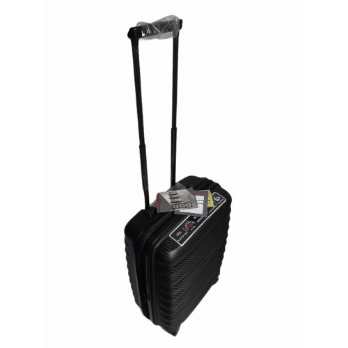 Чемодан дорожный Малый (S) под Ручную кладь Полипропилен Airtex 242 45л 55x39,5x22,5см Черный (Black)