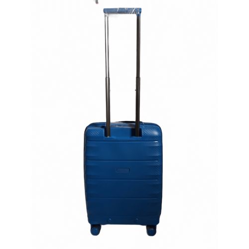 Чемодан дорожный Малый (S) под Ручную кладь Полипропилен Airtex 242 45л 55x39,5x22,5см Синий (Blue)