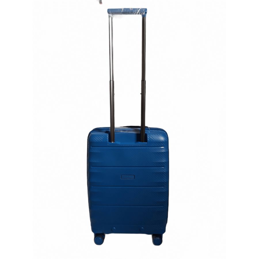 Чемодан дорожный Малый (S) под Ручную кладь Полипропилен Airtex 242 45л 55x39,5x22,5см Синий (Blue)