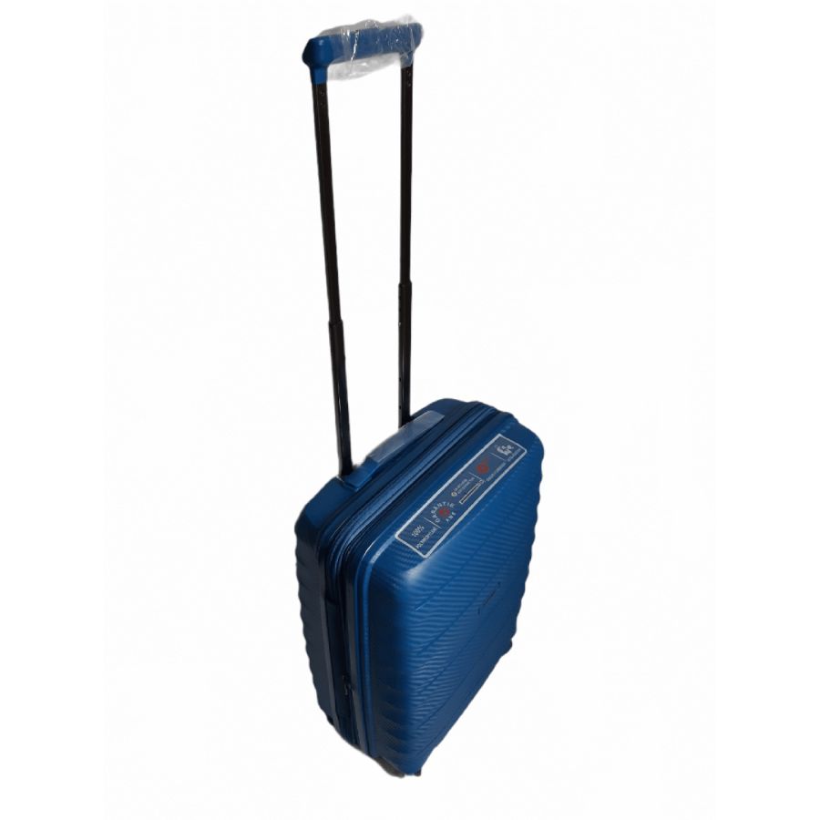 Чемодан дорожный Малый (S) под Ручную кладь Полипропилен Airtex 242 45л 55x39,5x22,5см Синий (Blue)