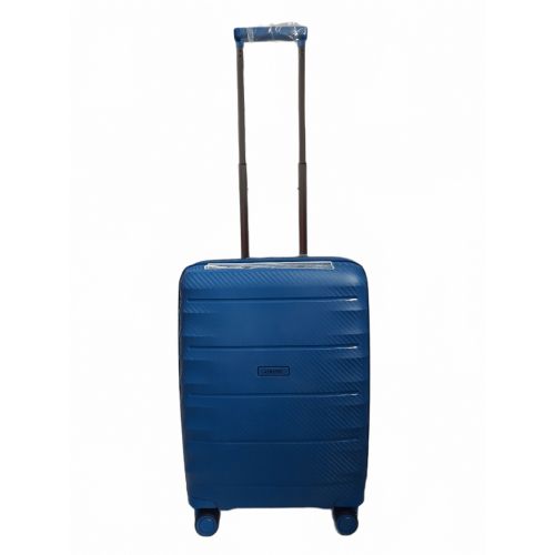Чемодан дорожный Малый (S) под Ручную кладь Полипропилен Airtex 242 45л 55x39,5x22,5см Синий (Blue)