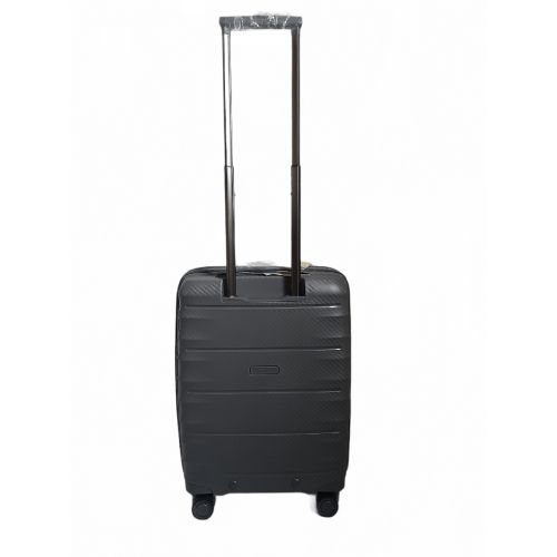 Чемодан дорожный Малый (S) под Ручную кладь Полипропилен Airtex 242 45л 55x39,5x22,5см Серый (Grey)