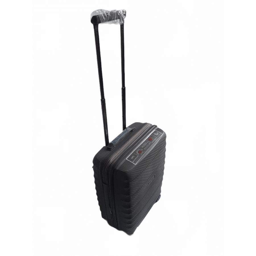 Чемодан дорожный Малый (S) под Ручную кладь Полипропилен Airtex 242 45л 55x39,5x22,5см Серый (Grey)