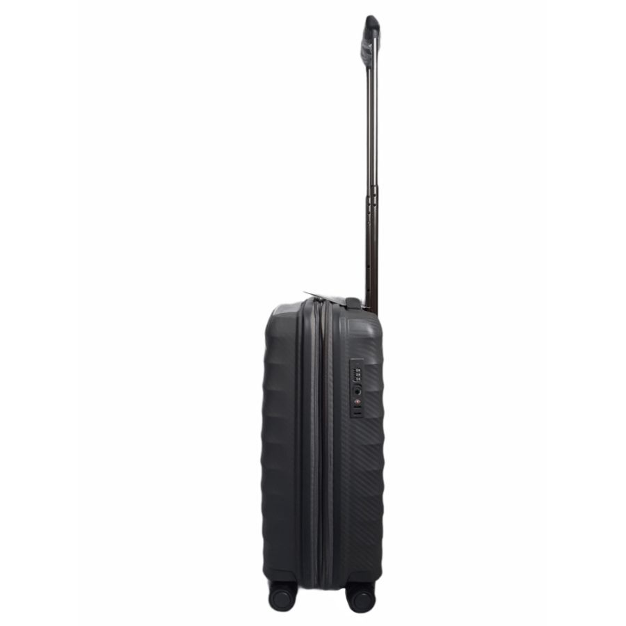 Чемодан дорожный Малый (S) под Ручную кладь Полипропилен Airtex 242 45л 55x39,5x22,5см Серый (Grey)