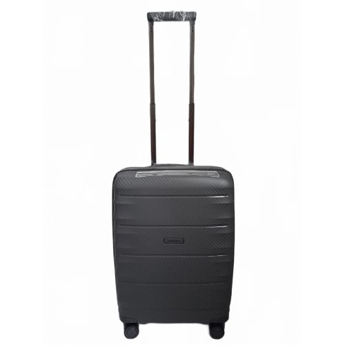 Чемодан дорожный Малый (S) под Ручную кладь Полипропилен Airtex 242 45л 55x39,5x22,5см Серый (Grey)