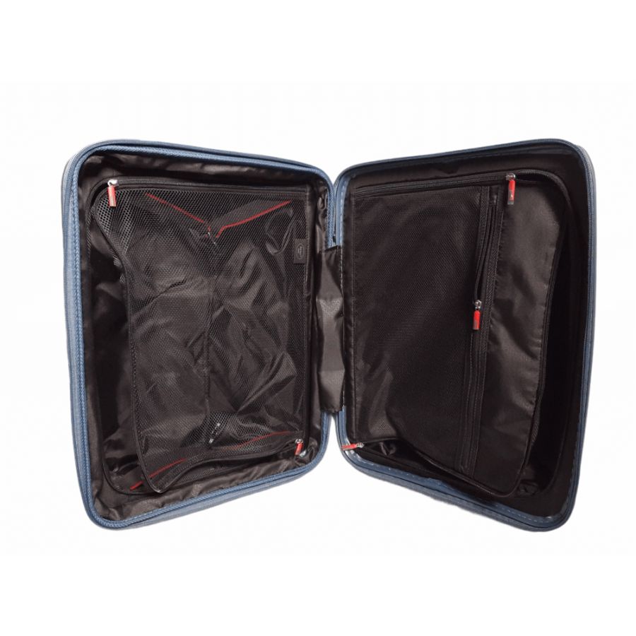 Чемодан дорожный Малый (S) под Ручную кладь Полипропилен Airtex 242 45л 55x39,5x22,5см Зеленый (Greeen)