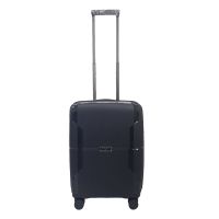 Чемодан дорожный Малый (S) под Ручную кладь Полипропилен Airteх 245 40л 55х39,5х20см Черный (Black)