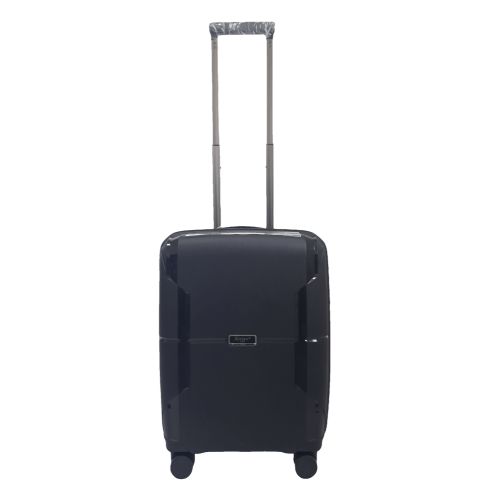 Чемодан дорожный Малый (S) под Ручную кладь Полипропилен Airtex 245 40л 55x39,5x20см Черный (Black)