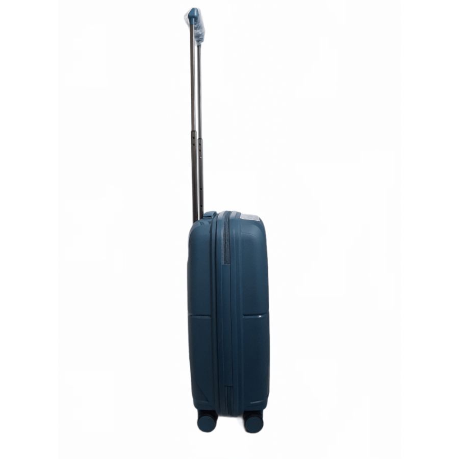 Чемодан дорожный Малый (S) под Ручную кладь Полипропилен Airtex 245 40л 55x39,5x20см Синий (Blue)
