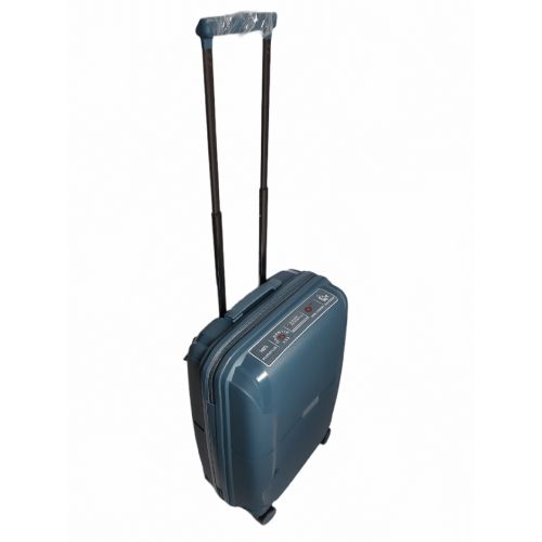 Чемодан дорожный Малый (S) под Ручную кладь Полипропилен Airtex 245 40л 55x39,5x20см Синий (Blue)