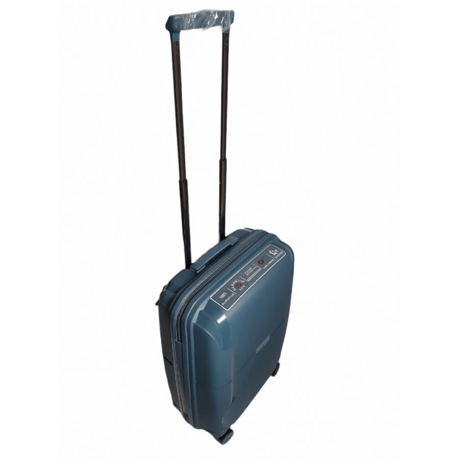 Чемодан дорожный Малый (S) под Ручную кладь Полипропилен Airtex 245 40л 55x39,5x20см Синий (Blue)