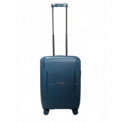 Чемодан дорожный Малый (S) под Ручную кладь Полипропилен Airtex 245 40л 55x39,5x20см Синий (Blue)