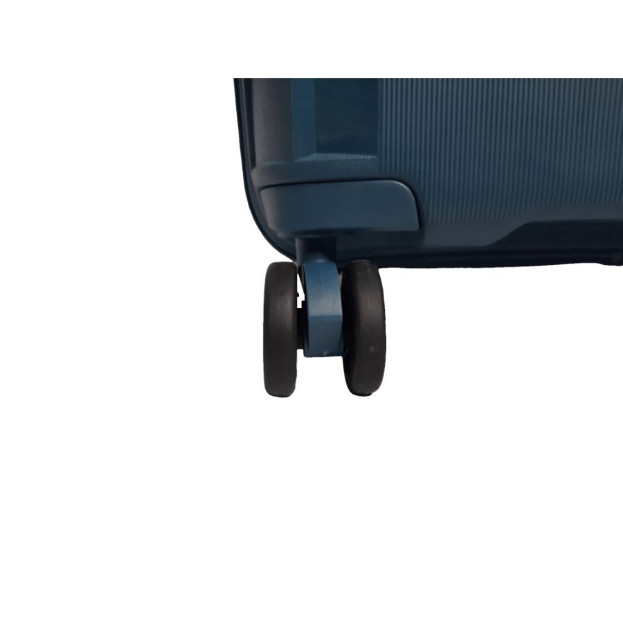 Чемодан дорожный Малый (S) под Ручную кладь Полипропилен Airtex 245 40л 55x39,5x20см Синий (Blue)