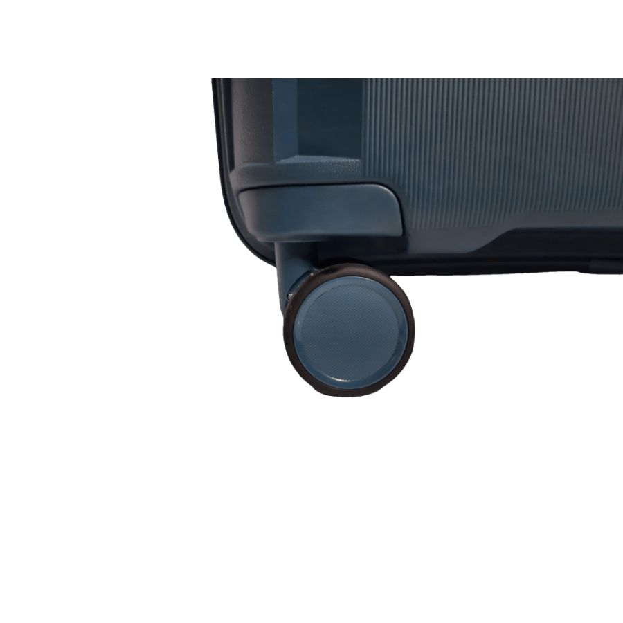 Чемодан дорожный Малый (S) под Ручную кладь Полипропилен Airtex 245 40л 55x39,5x20см Синий (Blue)
