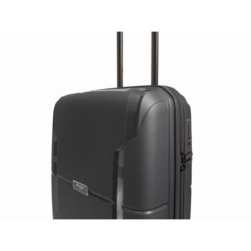 Чемодан дорожный Малый (S) под Ручную кладь Полипропилен Airtex 245 40л 55x39,5x20см Серый (Gray)