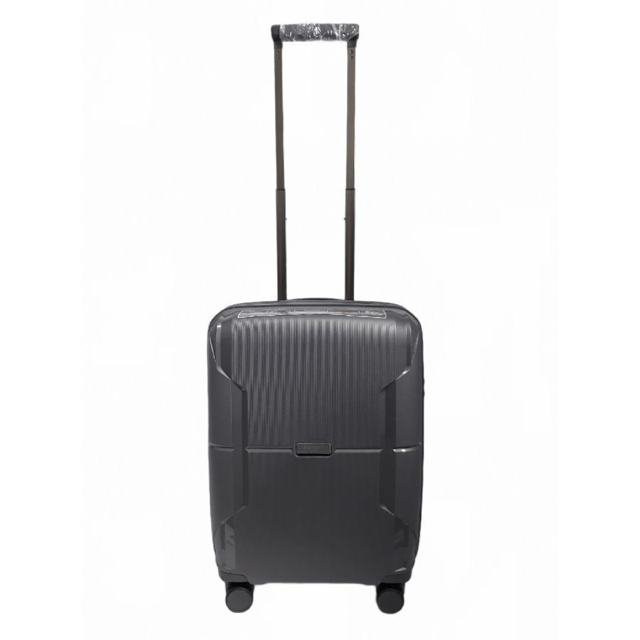 Чемодан дорожный Малый (S) под Ручную кладь Полипропилен Airtex 245 40л 55x39,5x20см Серый (Gray)