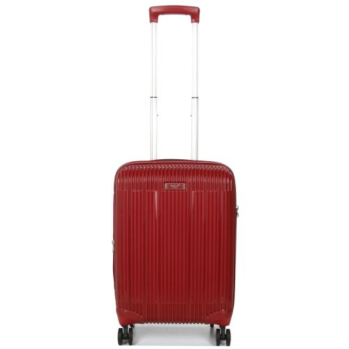 Чемодан дорожный Малый (S) под Ручную кладь Полипропилен Airtex 637 38 л 56x38x22 см Красный (Red)