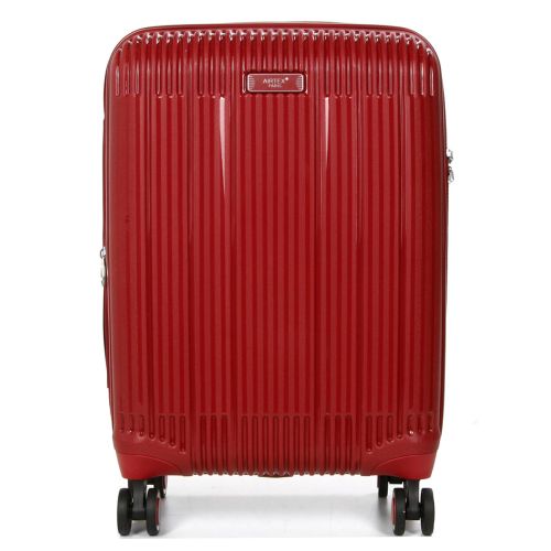 Чемодан дорожный Малый (S) под Ручную кладь Полипропилен Airtex 637 38 л 56x38x22 см Красный (Red)
