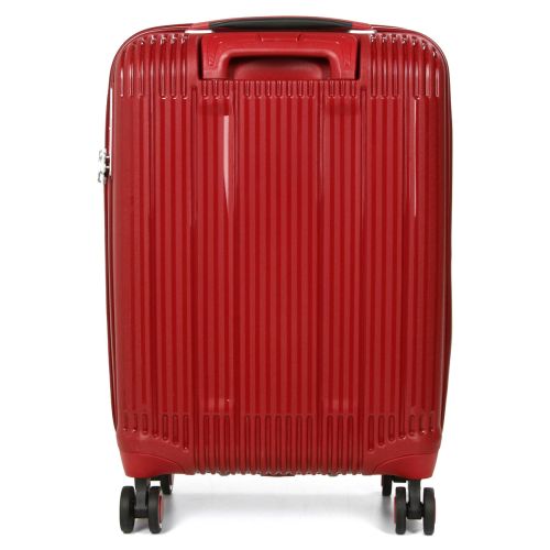 Чемодан дорожный Малый (S) под Ручную кладь Полипропилен Airtex 637 38 л 56x38x22 см Красный (Red)