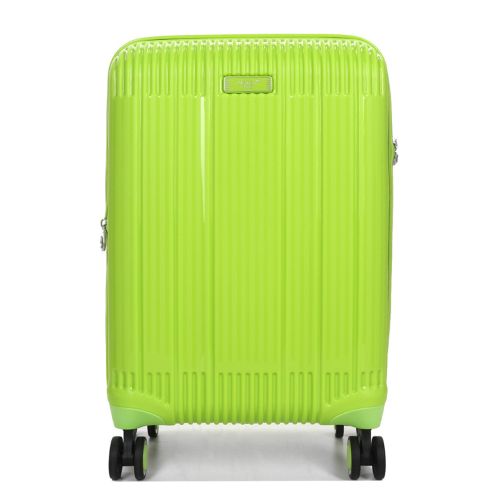 Чемодан дорожный Малый (S) под Ручную кладь Полипропилен Airtex 637 38 л 56x38x22 см Салатовый (Limon)