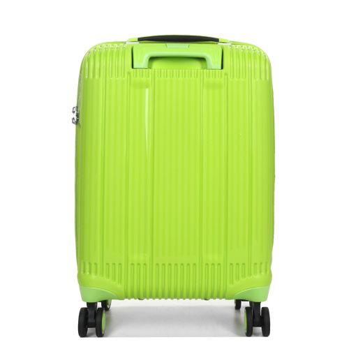 Чемодан дорожный Малый (S) под Ручную кладь Полипропилен Airtex 637 38 л 56x38x22 см Салатовый (Limon)
