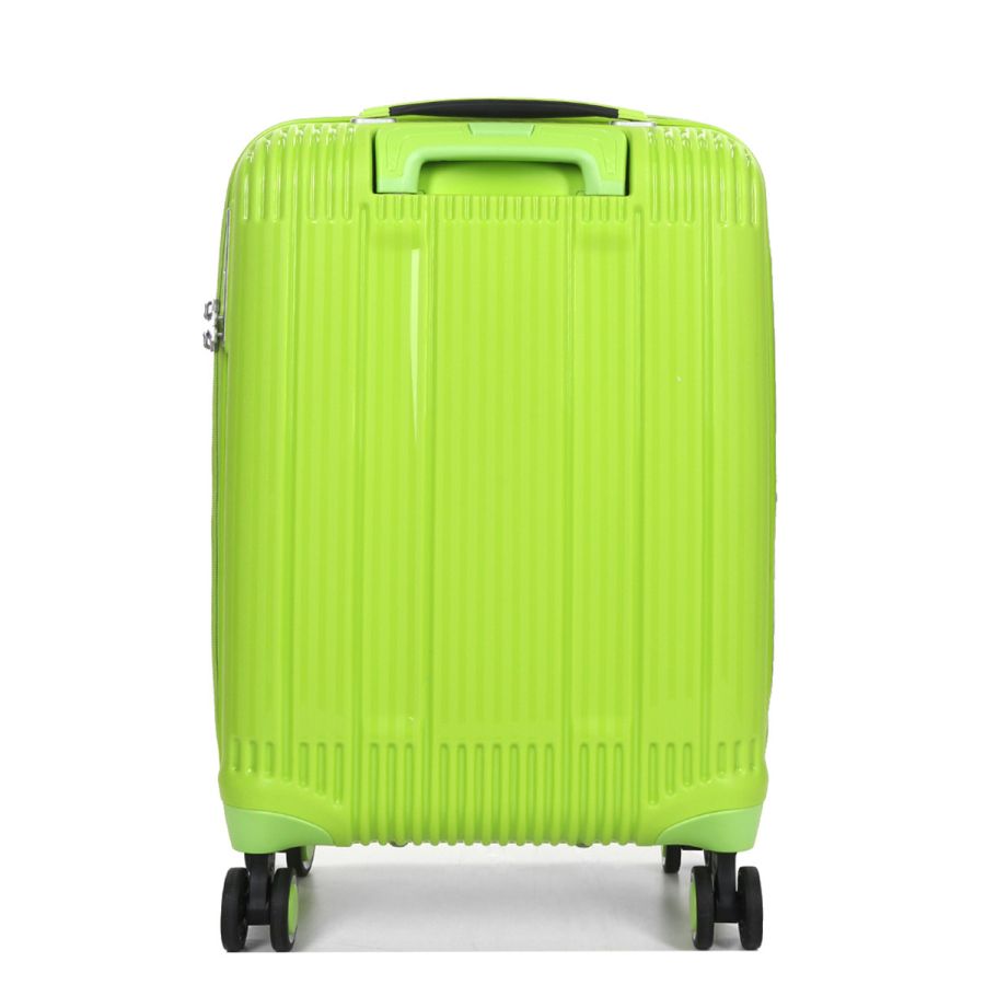 Чемодан дорожный Малый (S) под Ручную кладь Полипропилен Airtex 637 38 л 56x38x22 см Салатовый (Limon)