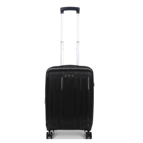 Чемодан дорожный Малый (S) под Ручную кладь Полипропилен Airtex 637 38 л 56x38x22 см Черный