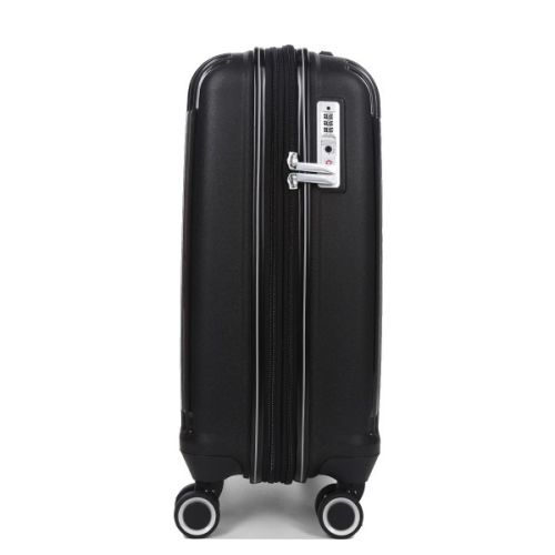 Чемодан дорожный Малый (S) под Ручную кладь Полипропилен Airtex 637 38 л 56x38x22 см Черный