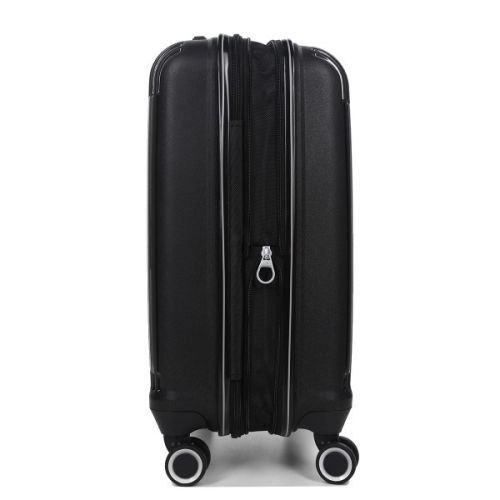 Чемодан дорожный Малый (S) под Ручную кладь Полипропилен Airtex 637 38 л 56x38x22 см Черный