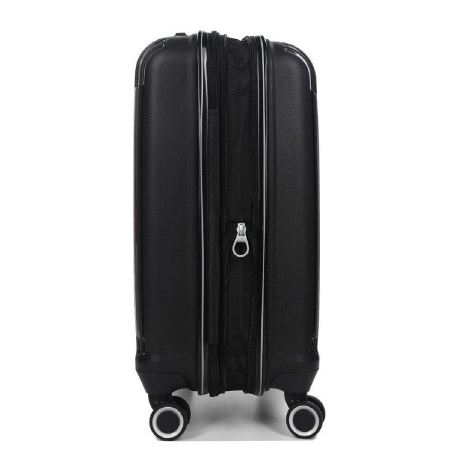 Чемодан дорожный Малый (S) под Ручную кладь Полипропилен Airtex 637 38 л 56x38x22 см Черный