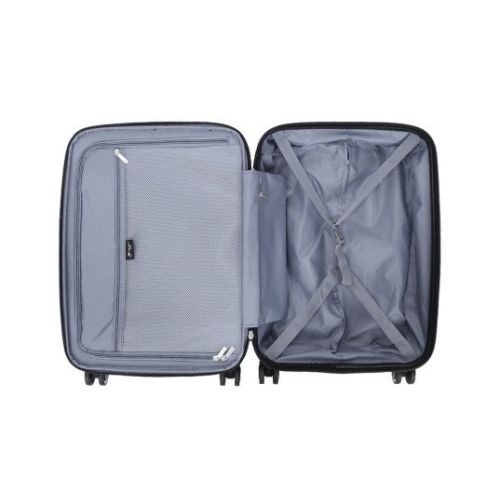 Чемодан дорожный Малый (S) под Ручную кладь Полипропилен Airtex 637 38 л 56x38x22 см Черный