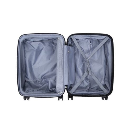 Чемодан дорожный Малый (S) под Ручную кладь Полипропилен Airtex 637 38 л 56x38x22 см Черный