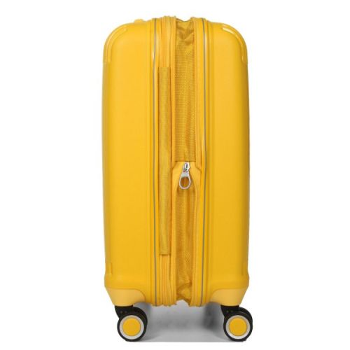 Чемодан дорожный Малый (S) под Ручную кладь Полипропилен Airtex 637 38 л 56x38x22 см Желтый