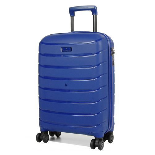 Чемодан Малый (S) под Ручную кладь Полипропилен Snowball 61303 Cologn 38 л 56х38х20 см Синий