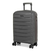 Чемодан Малый (S) под Ручную кладь Полипропилен Snowball 61303 Cologn 38 л 56х38х20 см Темно-серый