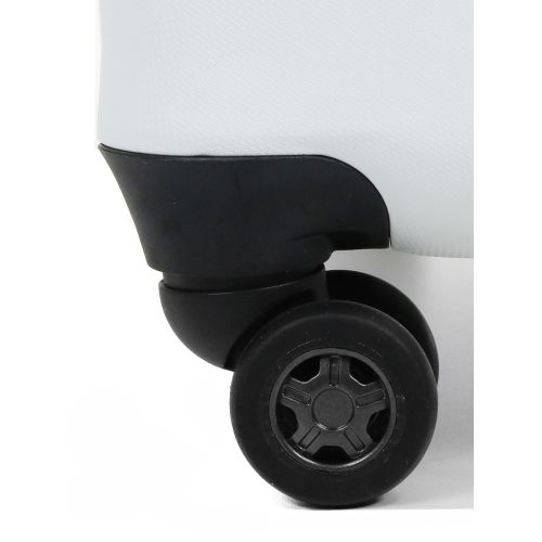 Чемодан малый (S) под ручную кладь полипропилен Snowball 61303 Cologn 38 л 56х38х20 см Белый