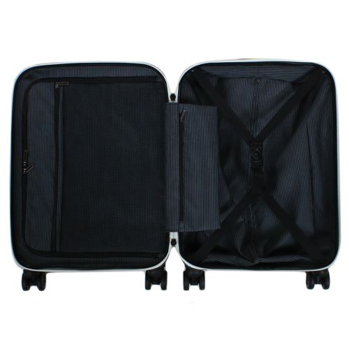 Чемодан малый (S) под ручную кладь полипропилен Snowball 61303 Cologn 38 л 56х38х20 см Белый