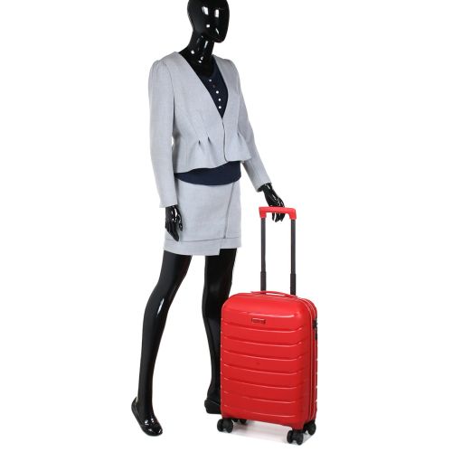 Чемодан Малый (S) под Ручную кладь Полипропилен Snowball 61303 Cologn 38 л 56х38х20 см Красный